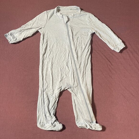 Milkberry Other - Milkberry Blue Baby Zipper Footed Pajamas - Size 3-6 Months